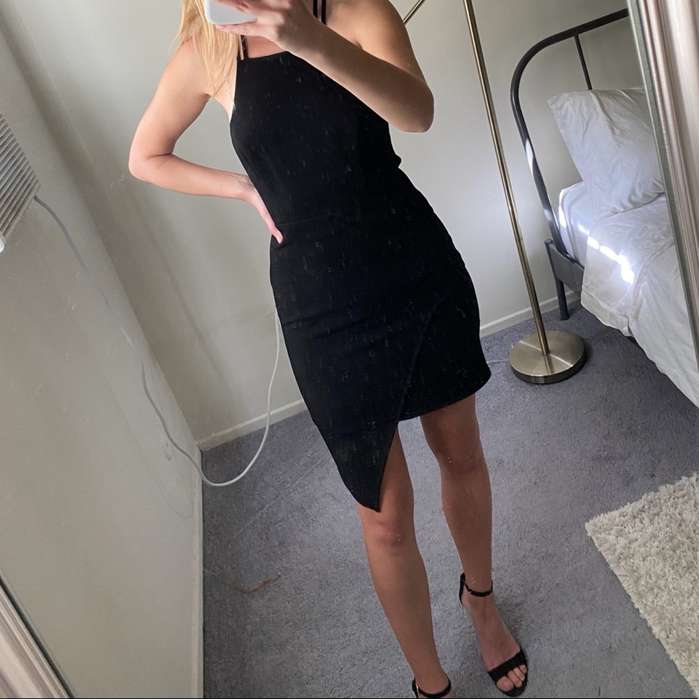 Express Black Strappy Dress Sz 4